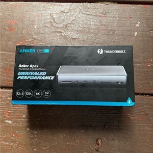 Anker Apex Thunderbolt 4 Docking Station - Black and Gray